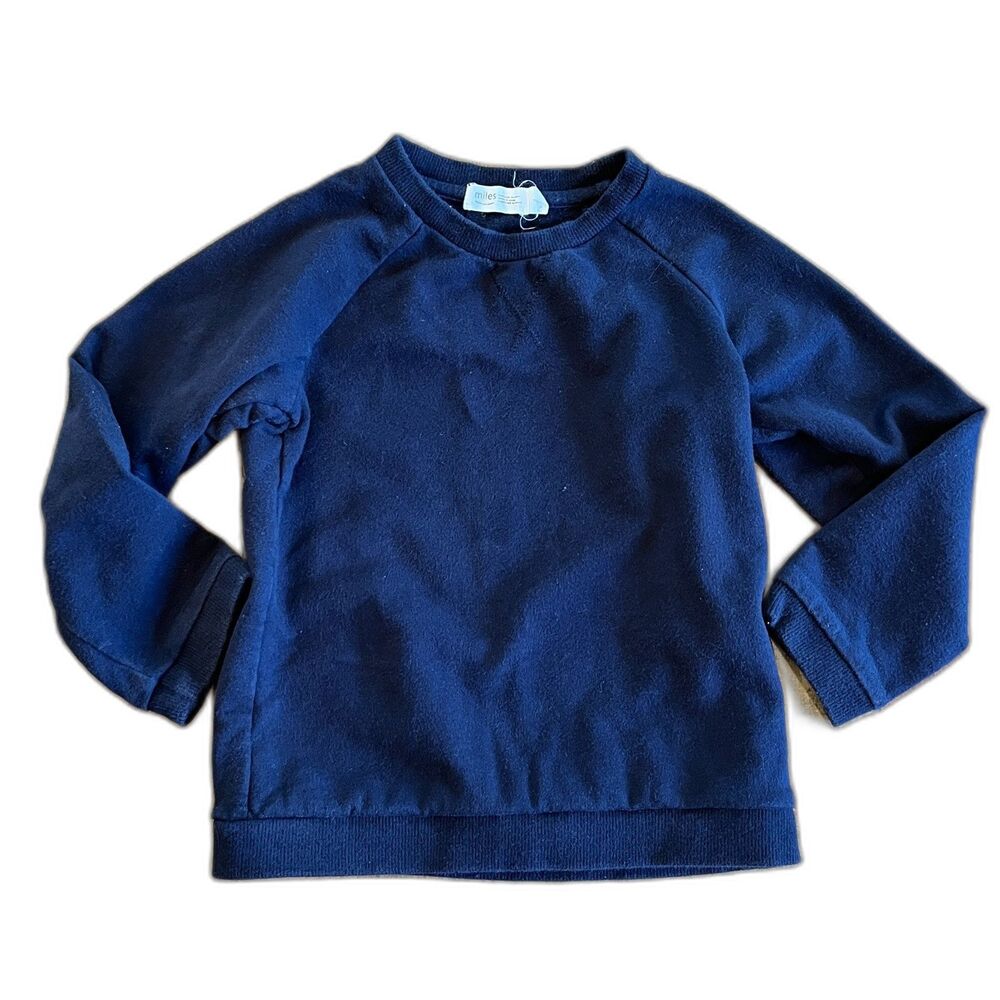 Miles the Label Navy Blue Baby Sweatshirt 24 mos